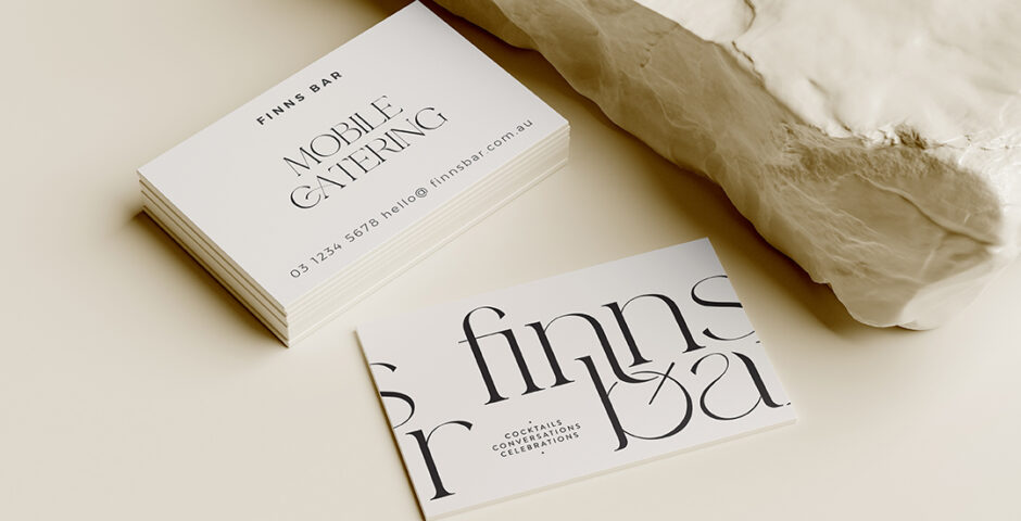 Finns Bar Business Cards